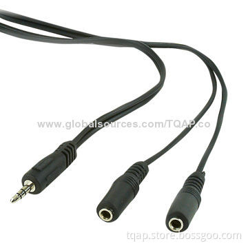 3.5mm audio splitter cable, 5m